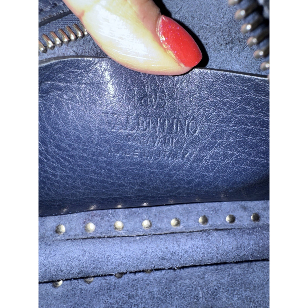 Valentino Rockstud Gold Hardware Crossbody Blue - Picture 8 of 16